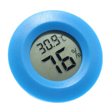 2Pièces Hygromètre Thermomètre Digital Bleu Durable Usage