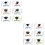 12Ensembles Cartes Anniversaire Design Original 6
