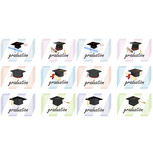 12Ensembles Cartes Anniversaire Design Original 1