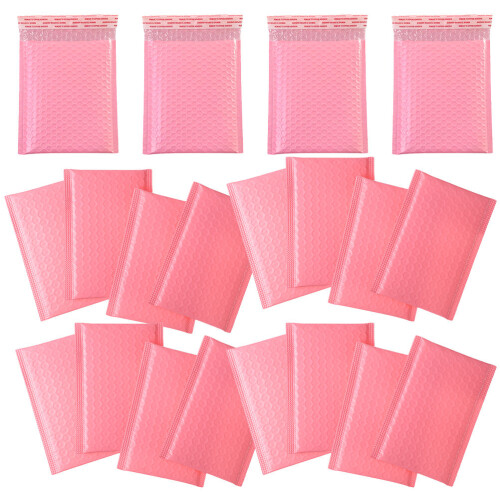 120Pièces Sacs Rembourrés Rose Pour Petits Objets Et Expédition 2