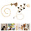 4Pièces Beige Jeu D’intérieur Accessoire 8