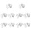 10Pièces Sacs Thermorétractables Transparente Pour De Bain DIY 3