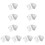 10Pièces Sacs Thermorétractables Transparente Pour De Bain DIY 9