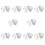 10Pièces Sacs Thermorétractables Transparente Pour De Bain DIY 4