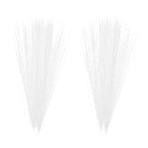 4Pièces Moustaches Imitation Chat Blanches Pour Décoration Jouets DIY 1