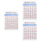 3Pièces Accords Mandoline Enseignement Portable Couleurs 6