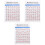 3Pièces Accords Mandoline Enseignement Portable Couleurs 3