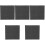 5Pièces Couverture Feutre Graphite Isolation Chaleur Soudure Portable 5