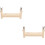 2Ensembles Ensemble Corde Bois Métal Beige Pour Bracelets DIY 8