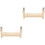 2Ensembles Ensemble Corde Bois Métal Beige Pour Bracelets DIY 5