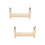 2Ensembles Ensemble Corde Bois Métal Beige Pour Bracelets DIY 9
