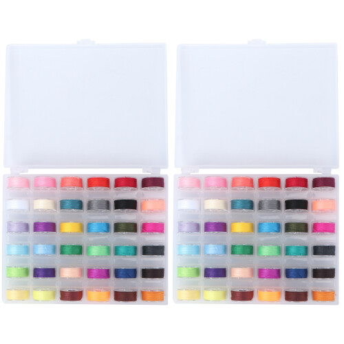 72Pièces Kit Fil À Coloré Pour Usage Couture À Domicile 1