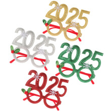 20Pcs Multi Color Holiday Glasses Plastic Resin Xmas Party Photo Props