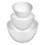 6Pièces Bols De Mélange Blancs Silicone Pour Masques Et 7