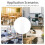 5Pièces Plaques Nom Sublimation Transparentes Pour 8