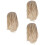 3Pièces Perruque Queue De Fibre Clip À Pince Confortable 6