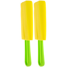 4Pièces Brosse Double Face Vert Pour Bouteille Bébé Nettoyage Efficace