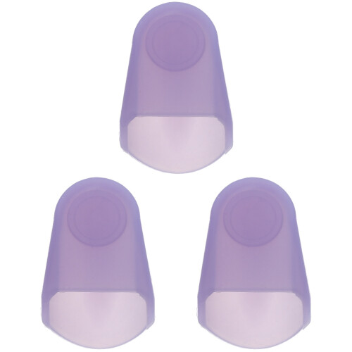 3Pièces Protection Silicone Saxophone Violet Structure Simple 2