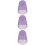 3Pièces Protection Silicone Saxophone Violet Structure Simple 9