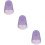 3Pièces Protection Silicone Saxophone Violet Structure Simple 10
