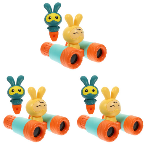 3Ensembles Jumelles Amusantes Orange Pour 1