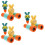 3Ensembles Jumelles Amusantes Orange Pour 7