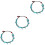 3Pièces Bracelet De Vert Mode Longue Durée Pied 5