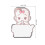 9Pièces Stickers Bébé Dans Rose Pet Adhérent Usage Automobile 4