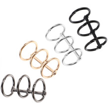 20Pièces Anneaux Classeurs 3 Trous Métal Assortis Polyvalents