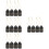 4Ensembles Étiquettes Identificatives Gel Douche 8