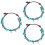 3Pièces Bracelet De Vert Mode Longue Durée Pied 6