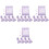 20Pièces Sachets Vides Violet Pour Maison Bureau 4