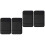 2Paires Support Bras Noir Pour Fauteuil Roulant Maison 5