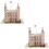 2Ensembles Puzzle 3D Bâtiment En Papier Khaki, Loisir Éducatif 8