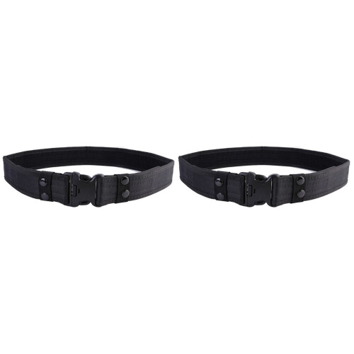 2Pièces Ceintures Outdoor Noir Plastique 1