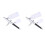 2Pièces Airbrush Argent Multiusage Pour Nail Art Art Décoratif 3