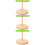 3Pièces Perchoir Bois Pour Stand Stable Usage Polyvalent 10