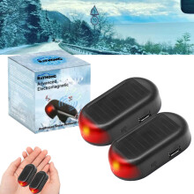 Car DeIcer with Automatic Temperature Detection, Electromagnetic Frost Removal Snow Device, 2 Pack