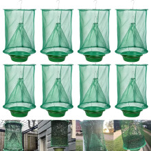 8 Pack Outdoor Fly Trap Horse Fly Trap Disposable Hanging for Barns Stables Farms Gardens