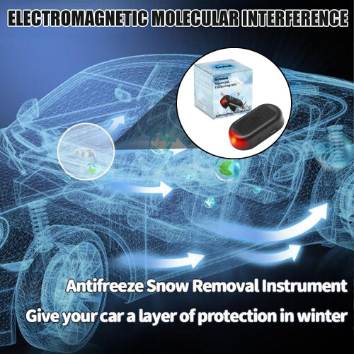 Car DeIcer with Automatic Temperature Detection, Electromagnetic Frost Removal Snow Device, 2 Pack 2