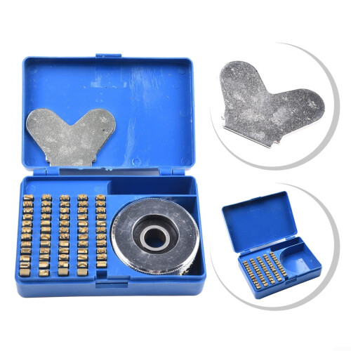 Embossing Wheel Kit 104 Characters for FR900 Sealing Machine, Durable Replaceable Iron Printing Wheel 1
