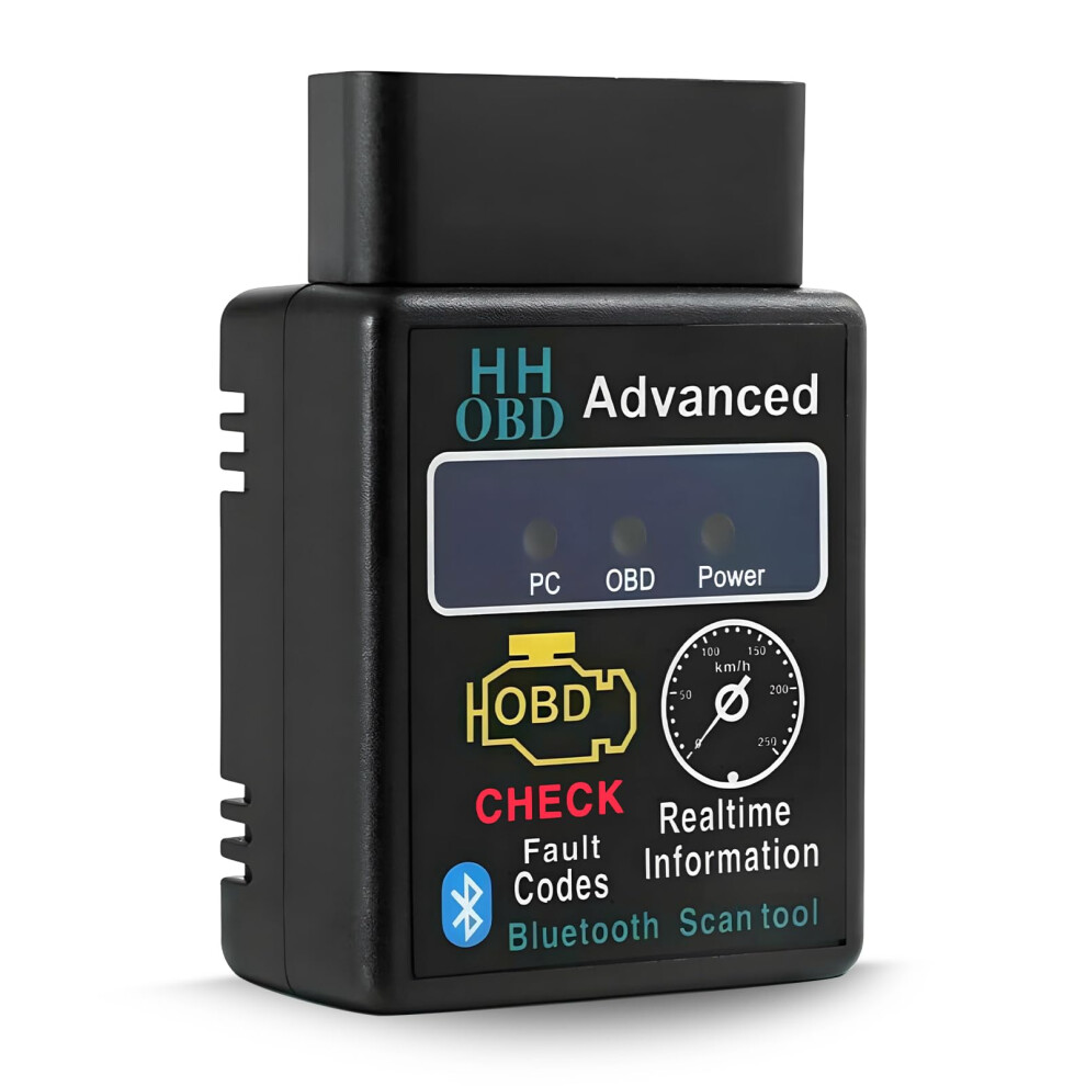 Obd2 Bluetooth Scanner With Realtime Fault Detection, Wireless Obdii Car Code Reader For Vehicles 9070919809682