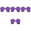 4Paires Protège-Mains Natation Nylon Violet Ajustables 3