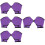 4Paires Protège-Mains Natation Nylon Violet Ajustables 7