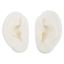 2Paires Oreilles Simulation Silicone Pratique Perçage Affichage