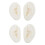 2Paires Oreilles Simulation Silicone Pratique Perçage Affichage 5