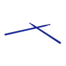 3Paires Baguettes Nylon Pour Batterie Bleu Durable Professionnel