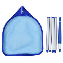 Pool Skimmer with 47' Telescopic Aluminum Pole, Deep Fine Mesh Net, Fast Leaf and Debris Removal