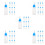 50Pcs Blue Pe Plastic Squeeze Bottles Soft Tip for Paint Dye Glue 6