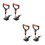 2Pcs Compact Heat Press Handle Fixture Iron Plastic Clamping Accessory 11